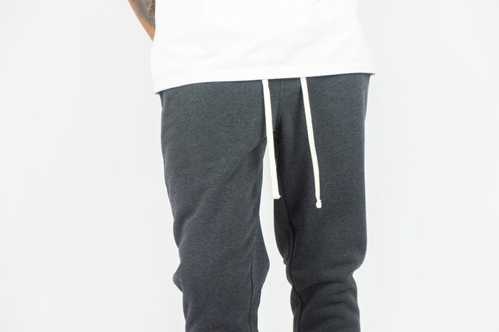 REBEL MIND STACKED PANTS - 100-475 - CHARCOAL