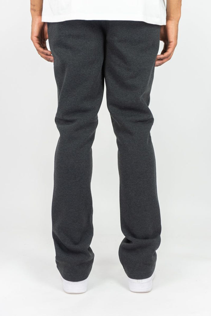 REBEL MIND STACKED PANTS - 100-475 - CHARCOAL