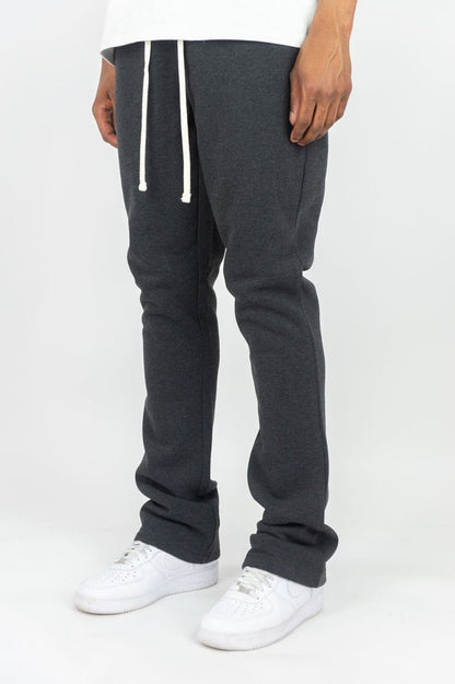 REBEL MIND STACKED PANTS - 100-475 - CHARCOAL