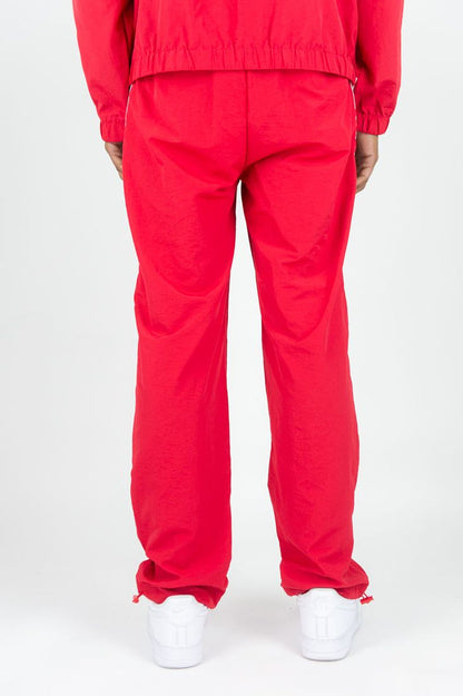 REBEL MINDS STRIPE NYLON PANTS - A00-14405 - RED