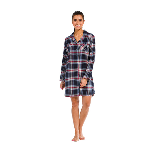 Rebelle Sleeping Bottons Dress Scotish Pattern