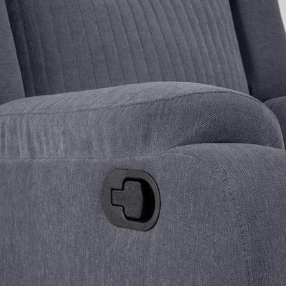 Recliner|R6|Single|Seater|Fabric|Recliner|Sesame|Grey