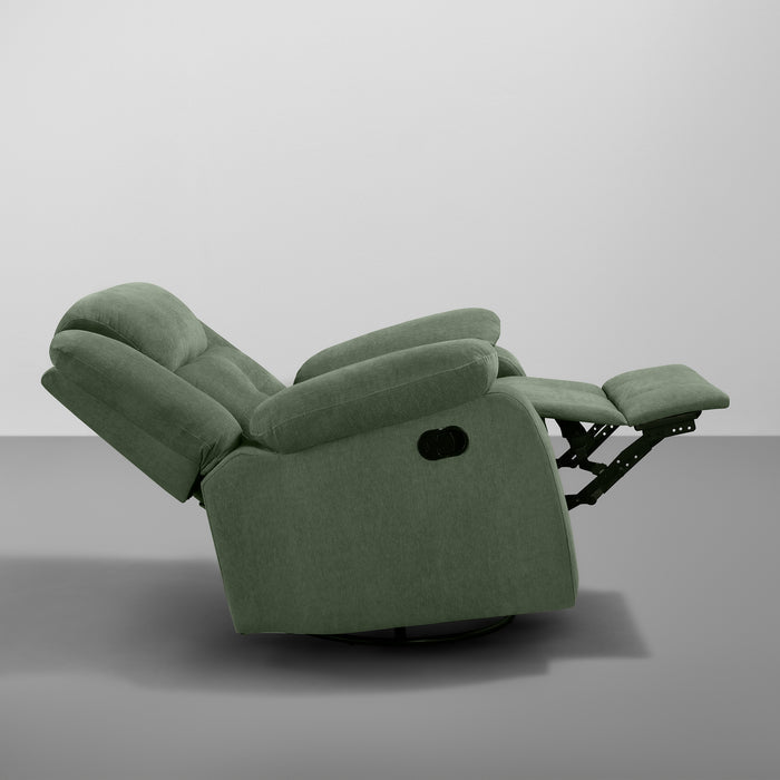 Recliner|R7Swivel|Rocker|Recliner|Irish|Green|One|Seater