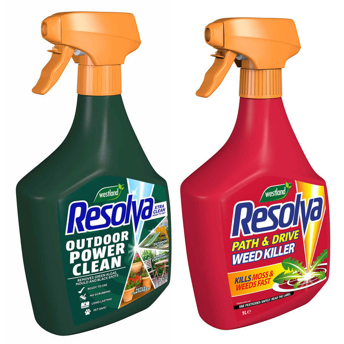 Resolva Xtra Clean and Path & Drive Weedkiller Bundle