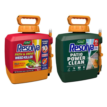 Resolva Xtra Clean and Path & Drive Weedkiller Bundle
