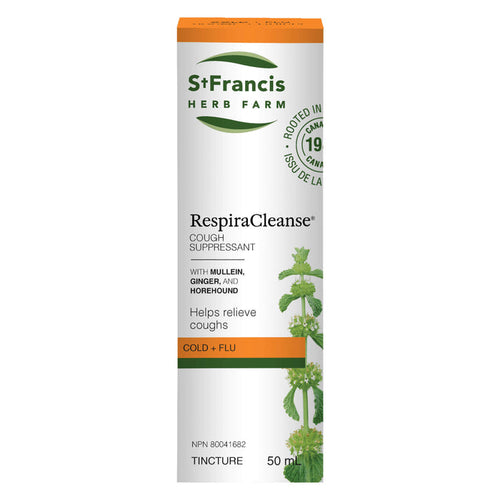 Box of St. Francis Herb Farm RespiraCleanse 50ml
