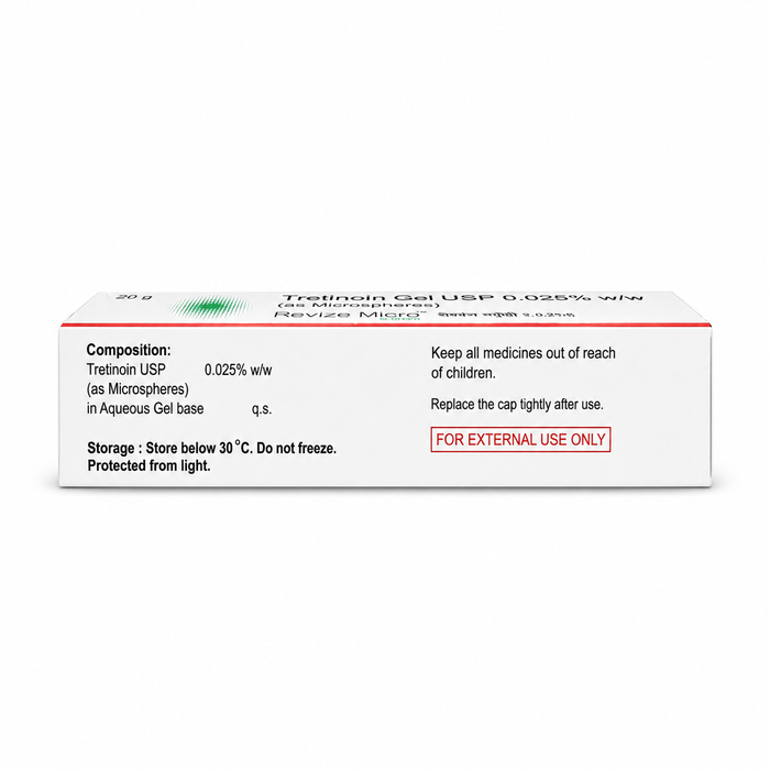 Revize Micro Tretinoin Gel USP 0.025% w/w