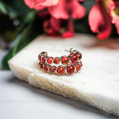 Rising Phoenix: Carnelian Earrings of Ambition