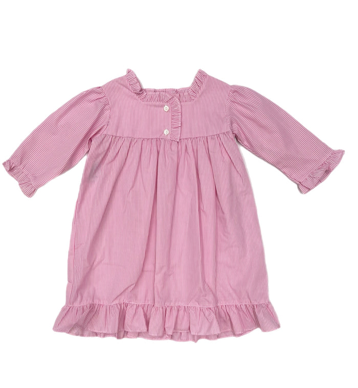 RN Harper Pink Stripe Nightgown