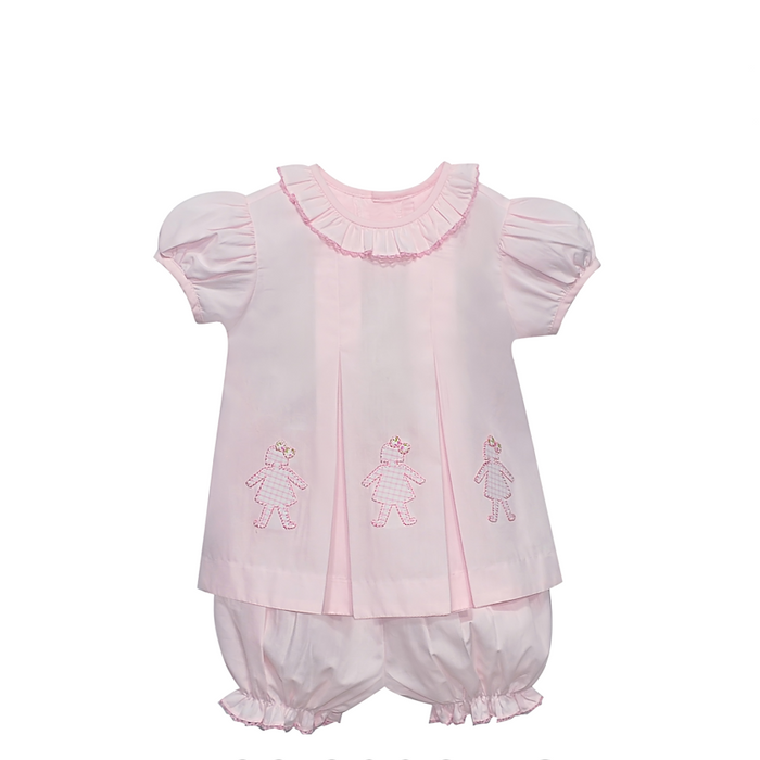 RN Reese Three Dolls Bloomer Set-Pink