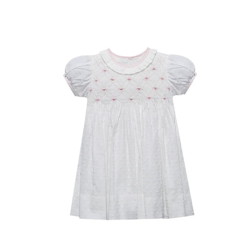 RN White Juliette Dress-Darlin' in Dots