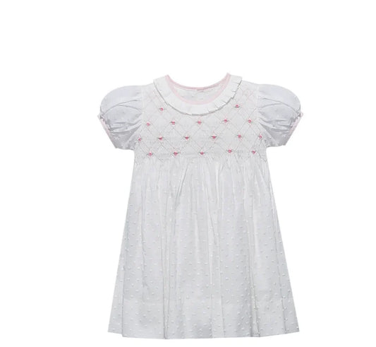 RN White Juliette Dress-Darlin' in Dots
