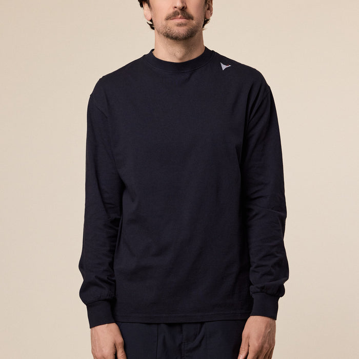Roa Hiking - Logo T-Shirt Long Sleeve - Washed Black