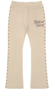 ROKU STUDIO FIST OF FURY CROPPED HOODIE SET -RK5481749SET - SAND STONE