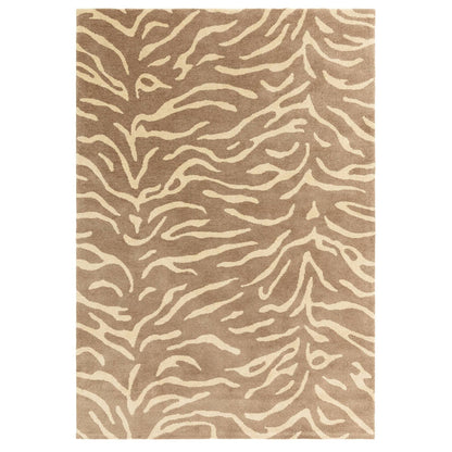 Sahara Taupe Tiger Print Rug