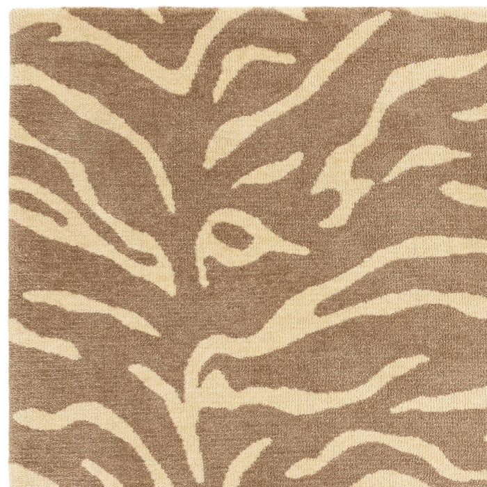 Sahara Taupe Tiger Print Rug