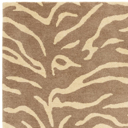 Sahara Taupe Tiger Print Rug
