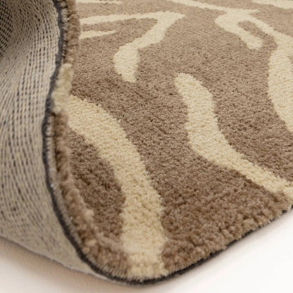 Sahara Taupe Tiger Print Rug