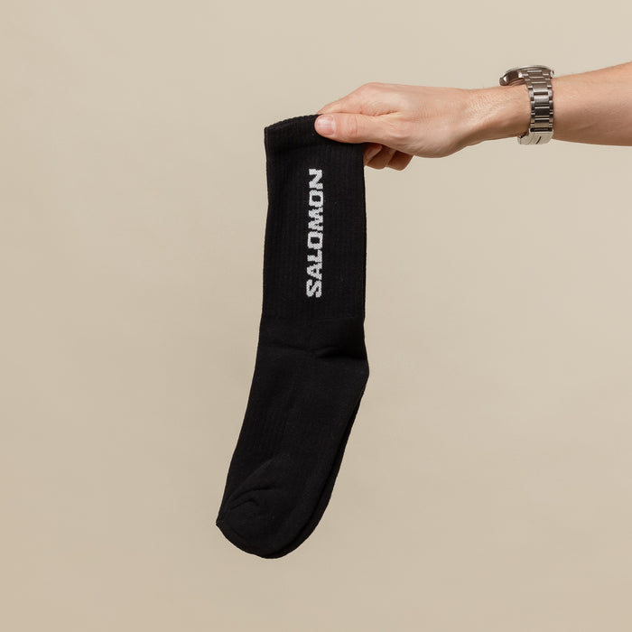 Salomon - Everyday Crew Sock 3 Pack - Black / White / Med Grey