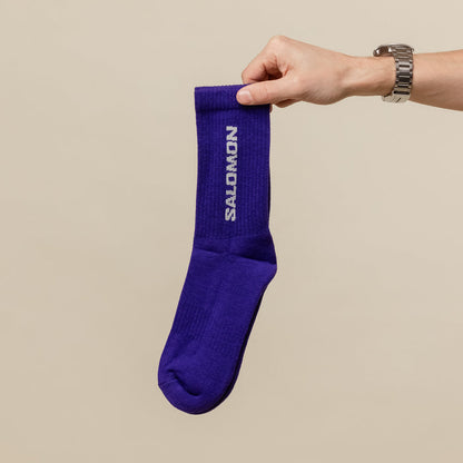 Salomon - Everyday Crew Sock 3 Pack - Vanilla Ice / Acid Lime / Deep Blue