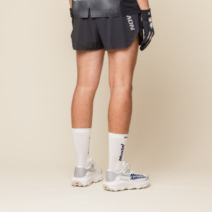 Salomon x Mental Athletic - Mental Athletic Run Shorts - Deep Black