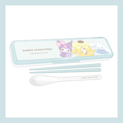 Sanrio Chopsticks 18cm & Spoon with Case