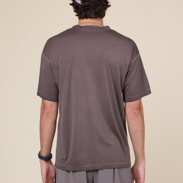 Satisfy Running - AuraLite™ T-Shirt - Pigment Brown