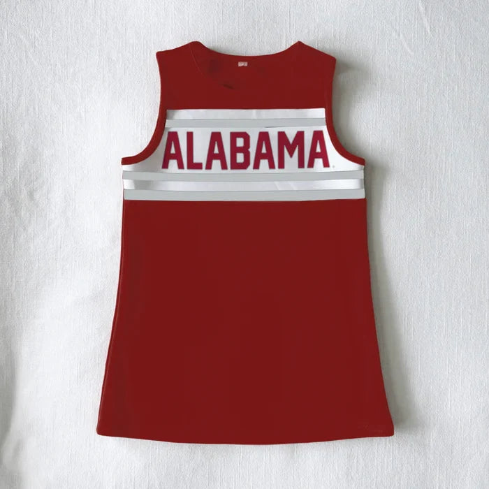 Scarlet & Gold Girls' Cheer Dress