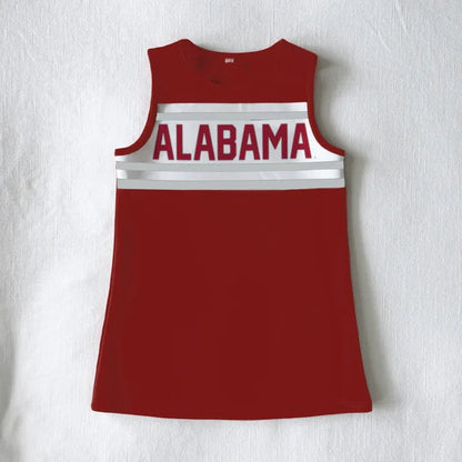 Scarlet & Gold Girls' Cheer Dress