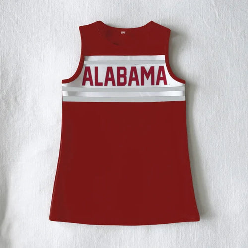 Scarlet & Gold Girls' Cheer Dress