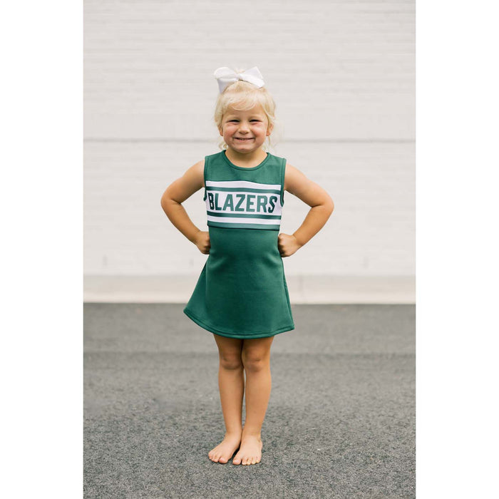 Scarlet & Gold Girls' Cheer Dress