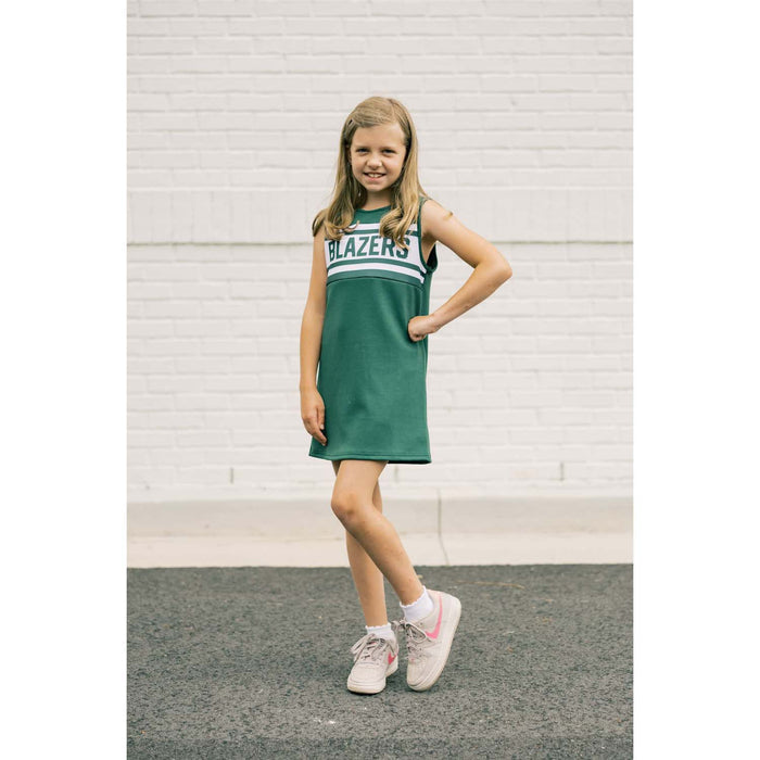 Scarlet & Gold Girls' Cheer Dress