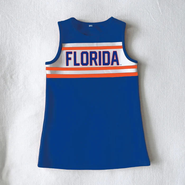 Scarlet & Gold Girls' Cheer Dress