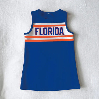 Scarlet & Gold Girls' Cheer Dress