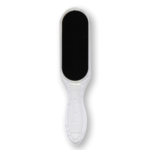 Dual-sided foot file with clear handle – ella+mila Scrapper