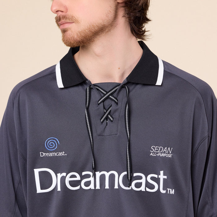 SEDAN ALL-PURPOSE - Dreamcast Game Shirt - Grey / Blue