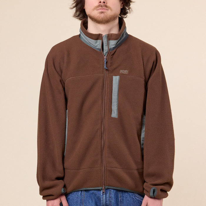 SEDAN ALL-PURPOSE - Full Zip Fleece Jacket - Brown