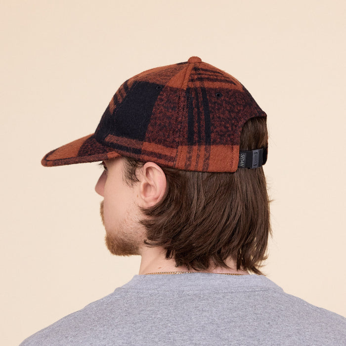 SEDAN ALL-PURPOSE - OG Logo Cotton Wool Plaid Cap - Brick