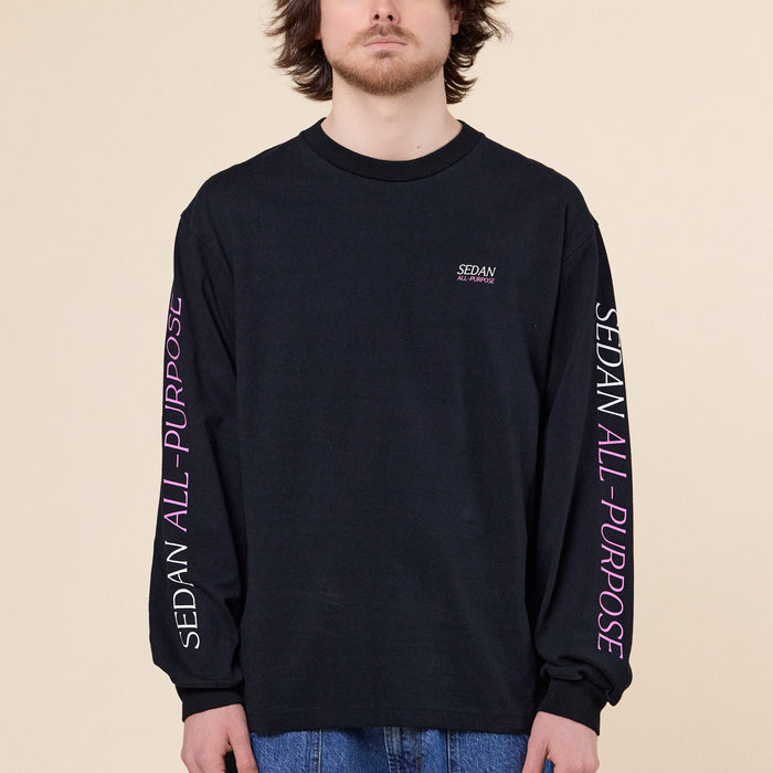 SEDAN ALL-PURPOSE - OG Logo Long Sleeve T-Shirt - Black