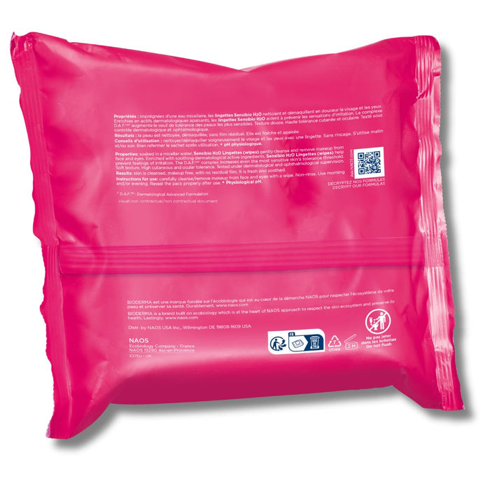 Sensibio H2O wipes