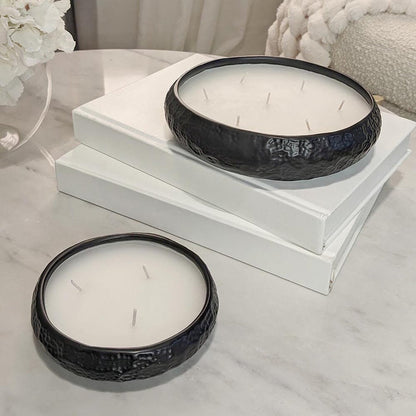 Set of 2 Aeolian Black Candles Fragrance