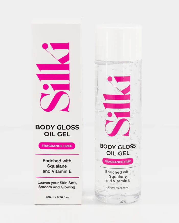 Silki - Body Gloss Oil Gel - Fragrance Free 200ml