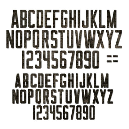 Sizzix - Thinlits Dies By Tim Holtz - 73/Pkg - Alphanumeric Theory. Thinlit dies offer a variety of affordable solo options or multi die options. Available at Embellish Away located in Bowmanville Ontario Canada.