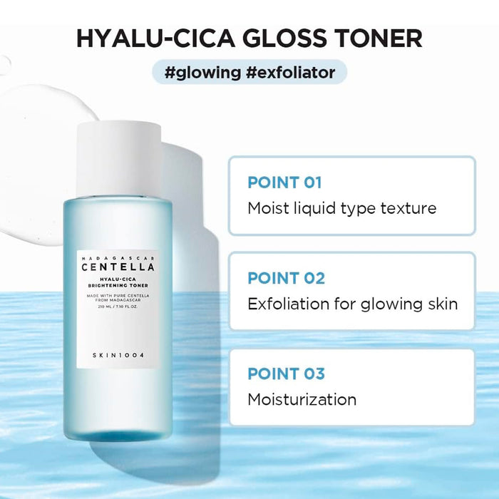 Skin 1004 Madagascar Centella Hyalu-Cica Brightening Toner 7.10oz/ 210ml