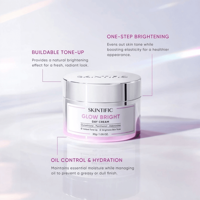 Skintific Glow Bright Day Cream 30g كريم النهار سكينتيفيك جلو برايت - Princess Cosmetics Qatar
