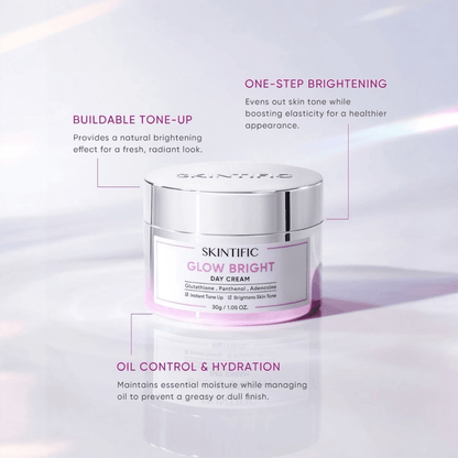 Skintific Glow Bright Day Cream 30g كريم النهار سكينتيفيك جلو برايت - Princess Cosmetics Qatar