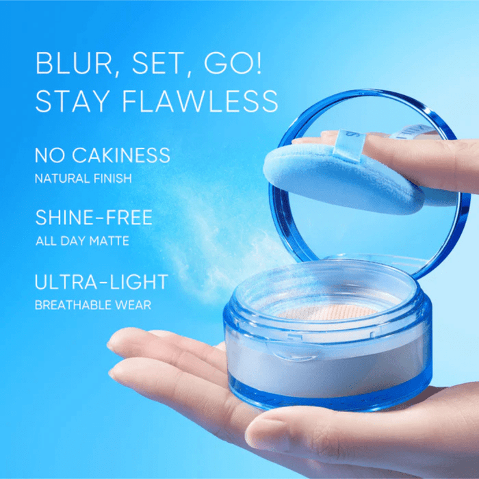 Skintific Invisiblur All Day Loose Powder 10g بودرة سكينتيفيك إنفيزيبلور السائبة التي تدوم طوال اليوم - Princess Cosmetics Qatar