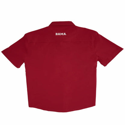 Snaps Men's Alabama Pearl Snap Short Sleeve Shirt