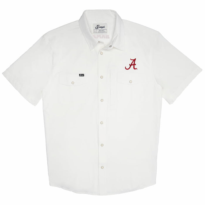 Snaps Men's Alabama Pearl Snap Short Sleeve Shirt