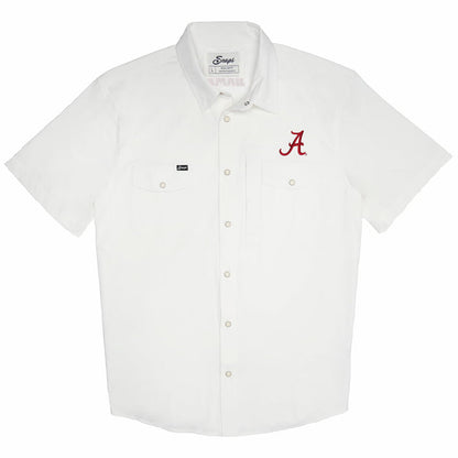 Snaps Men's Alabama Pearl Snap Short Sleeve Shirt